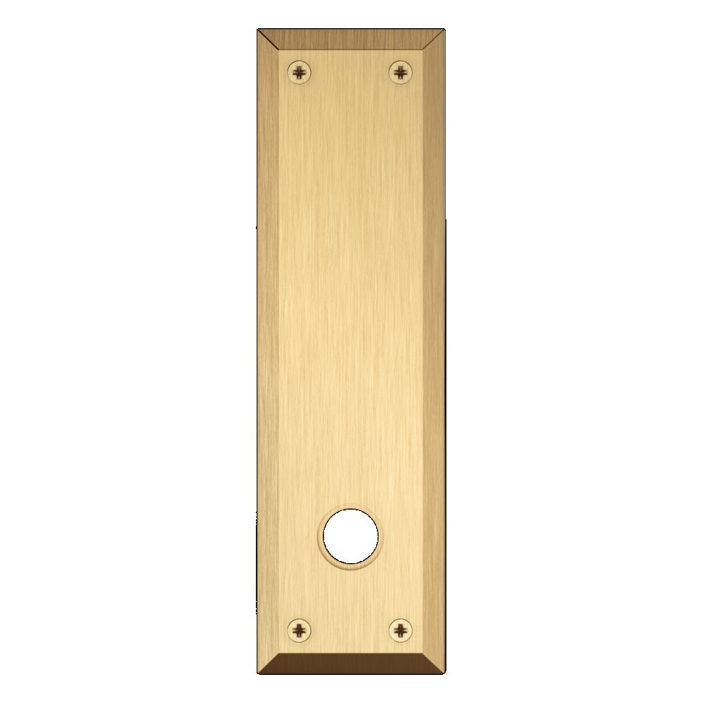Baldwin R035  9-2/5" Square Entry Rose Pair with Knob Adaptor Baldwin Estate