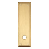 Baldwin R035  9-2/5" Square Entry Rose Pair with Knob Adaptor Baldwin Estate