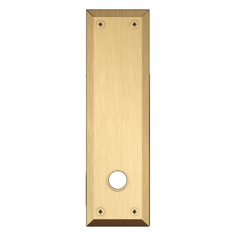 Baldwin R035  9-2/5" Square Entry Rose Pair with Knob Adaptor Baldwin Estate