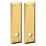Baldwin R035  9-2/5" Square Entry Rose Pair with Knob Adaptor