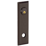 Baldwin R035  9-2/5" Square Entry Rose Pair Baldwin Estate