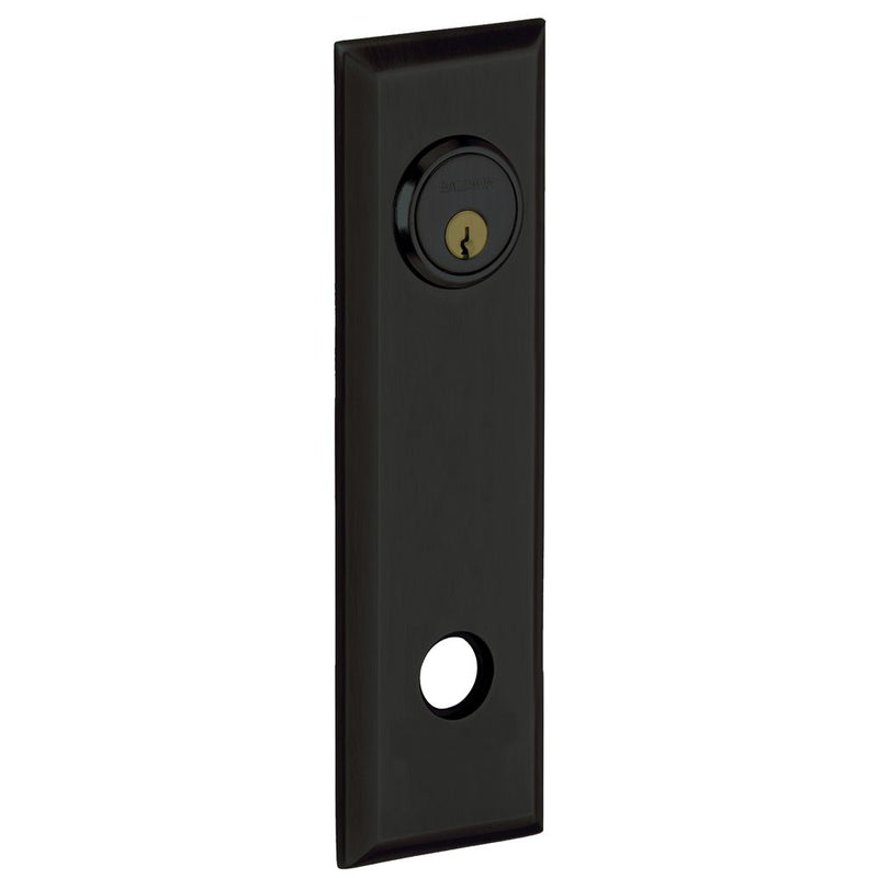 Baldwin R035  9-2/5" Square Entry Rose Pair Baldwin Estate