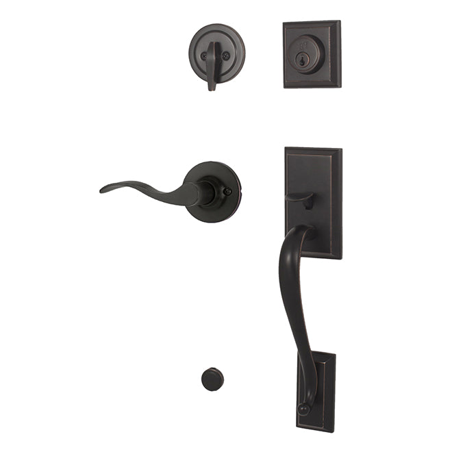 Weslock Mercy Single Cylinder Handleset with  New Haven Lever Weslock