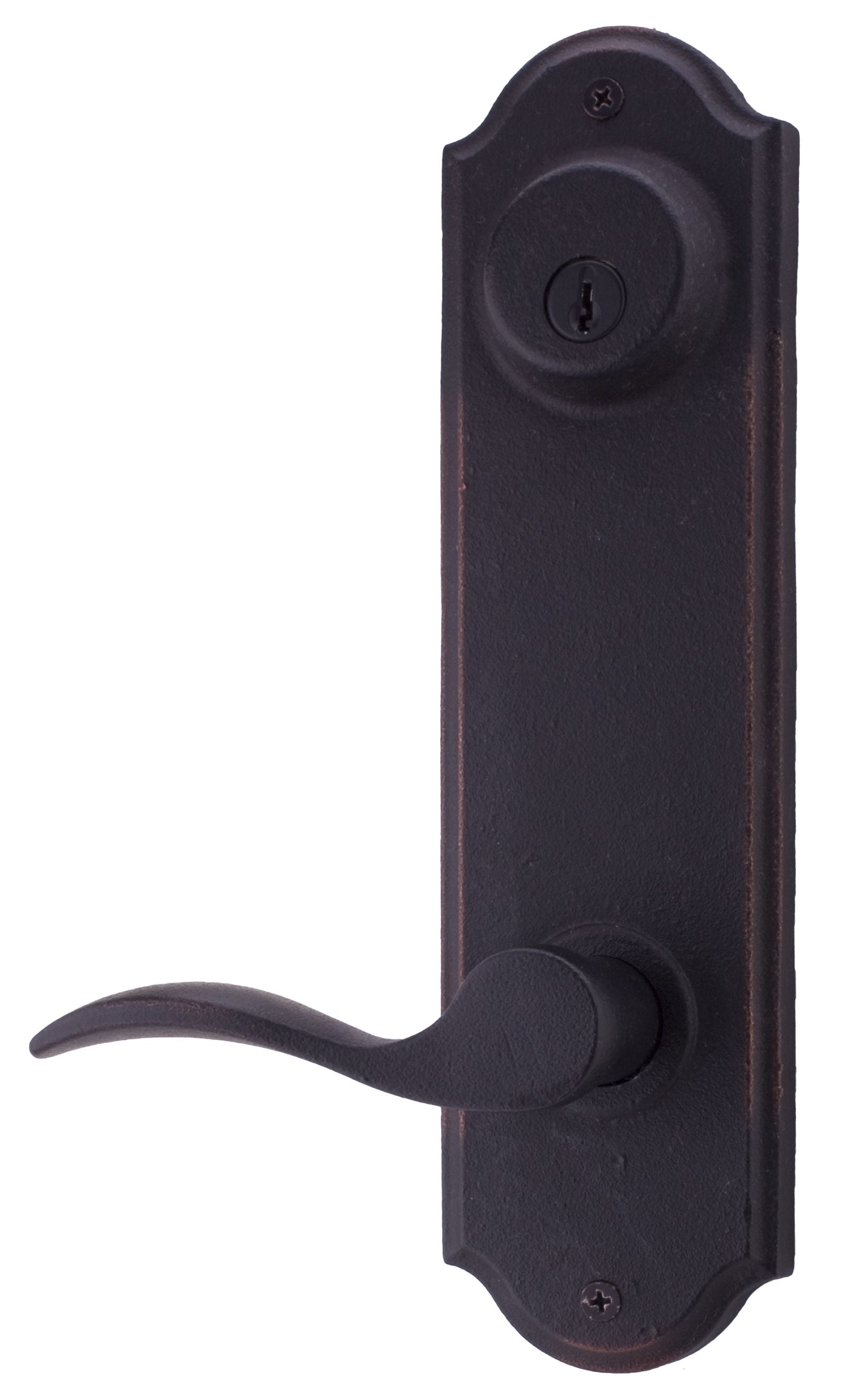 Weslock Carlow Double Cylinder Handleset Trim for Stonebriar or Wiltshire with Adjustable Latch and Round Corner Strikes Weslock