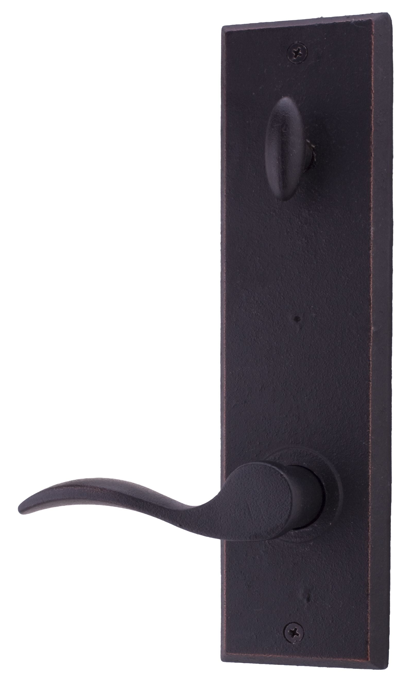 Weslock Carlow Interior Single Cylinder Handleset Trim for Greystone or Rockford with Adjustable Latch and Round Corner Strikes Weslock