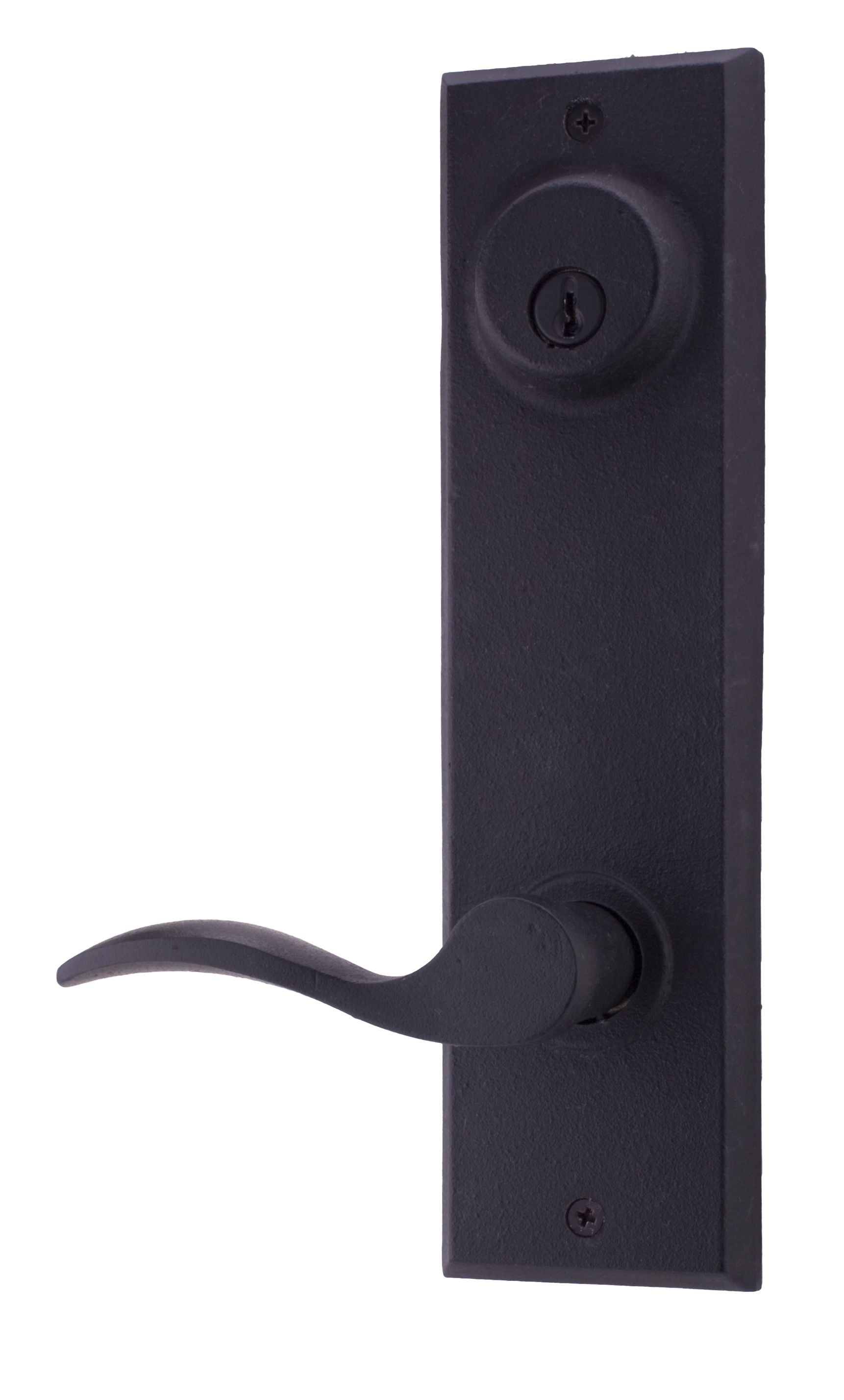 Weslock Carlow Interior Double Cylinder Handleset Trim for Greystone or Rockford with Adjustable Latch and Round Corner Strikes Weslock