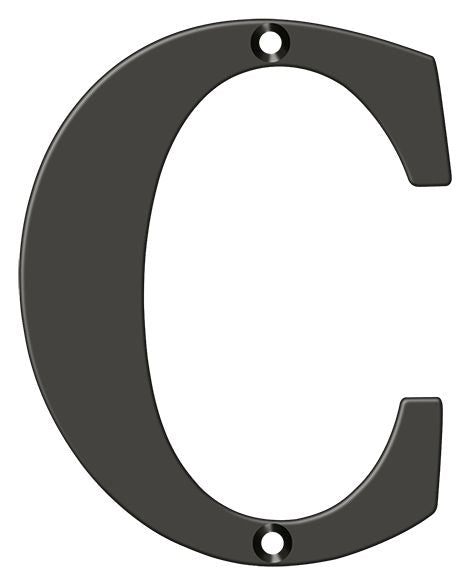 Deltana 4" Residential Letter C; Deltana
