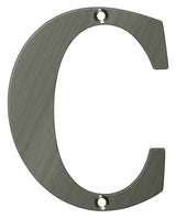 Deltana 4" Residential Letter C; Deltana