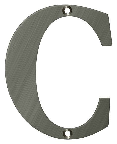 Deltana 4" Residential Letter C; Deltana