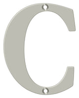 Deltana 4" Residential Letter C; Deltana