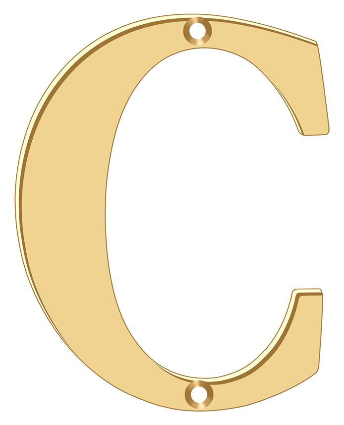 Deltana 4" Residential Letter C; Deltana