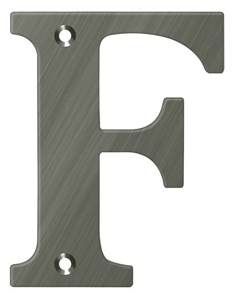 Deltana 4" Residential Letter F; Deltana