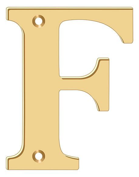 Deltana 4" Residential Letter F; Deltana