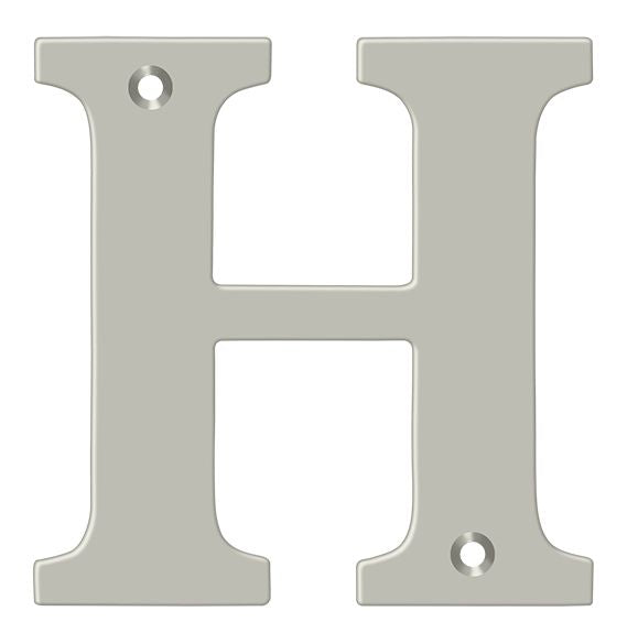 Deltana 4" Residential Letter H; Deltana