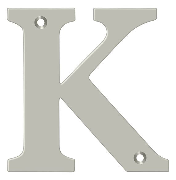 Deltana 4" Residential Letter K; Deltana