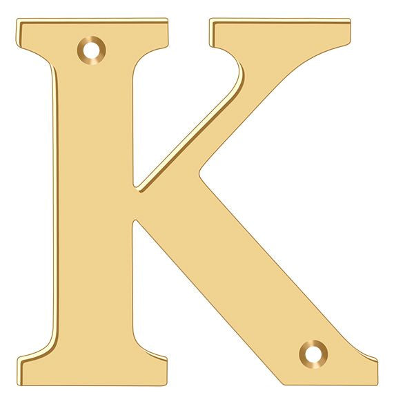 Deltana 4" Residential Letter K; Deltana