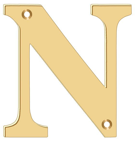 Deltana 4" Residential Letter N; Deltana