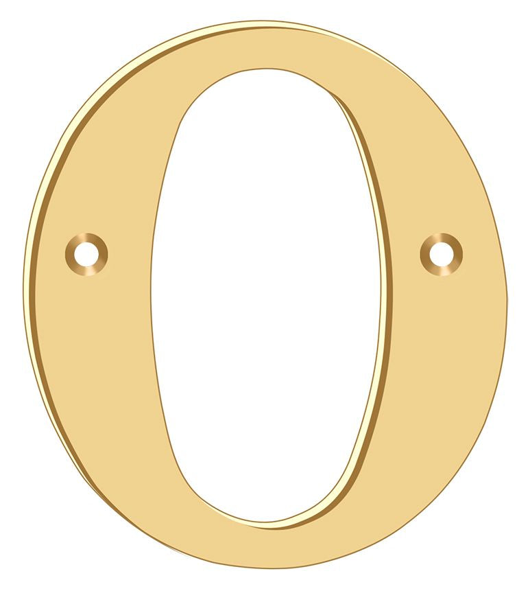 Deltana 4" Residential Letter O; Deltana