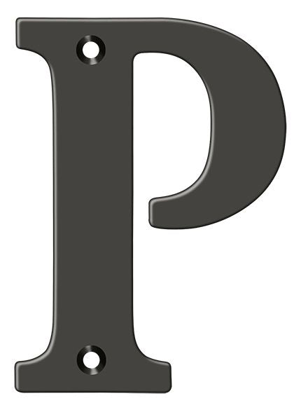 Deltana 4" Residential Letter P; Deltana