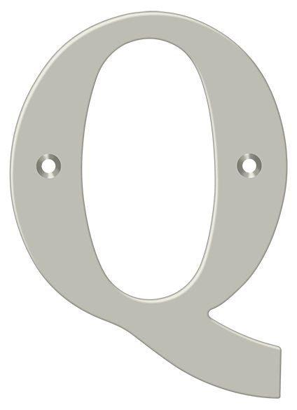 Deltana 4" Residential Letter Q; Deltana