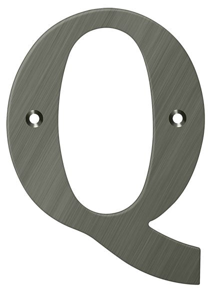 Deltana 4" Residential Letter Q; Deltana