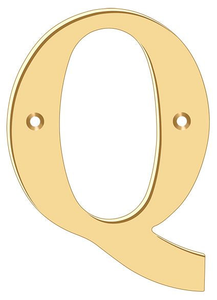 Deltana 4" Residential Letter Q; Deltana