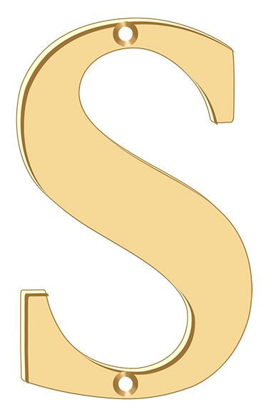 Deltana 4" Residential Letter S; Deltana
