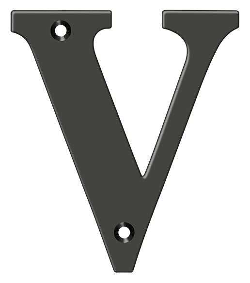 Deltana 4" Residential Letter V; Deltana