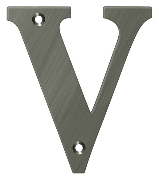 Deltana 4" Residential Letter V; Deltana