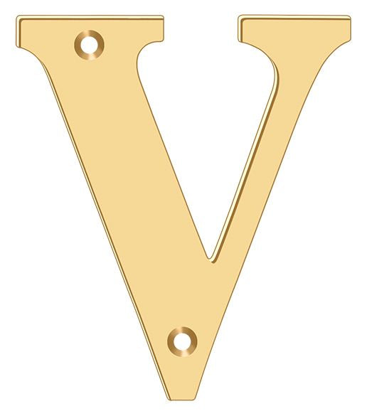 Deltana 4" Residential Letter V; Deltana
