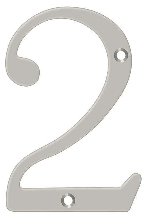 Deltana 6" Numbers; Solid Brass; Deltana