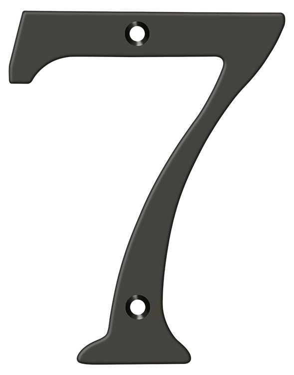 Deltana 6" Numbers; Solid Brass; Deltana