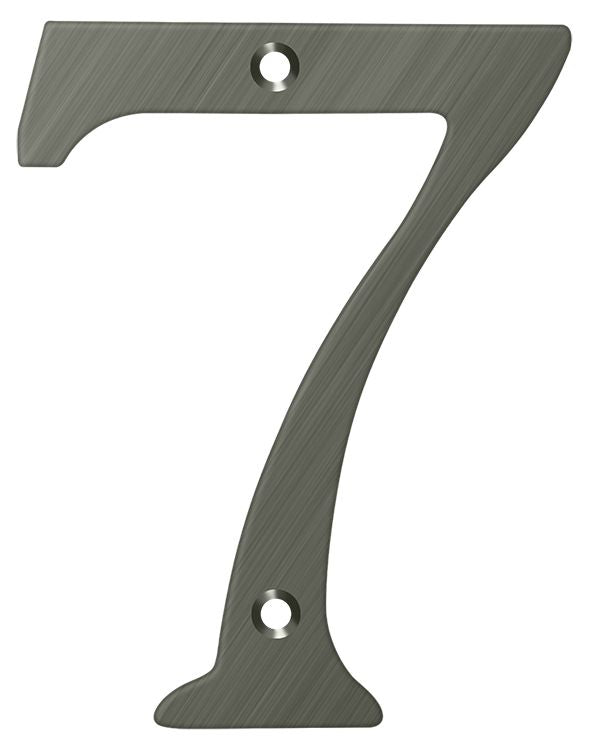 Deltana 6" Numbers; Solid Brass; Deltana