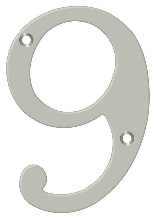 Deltana 6" Numbers; Solid Brass; Deltana