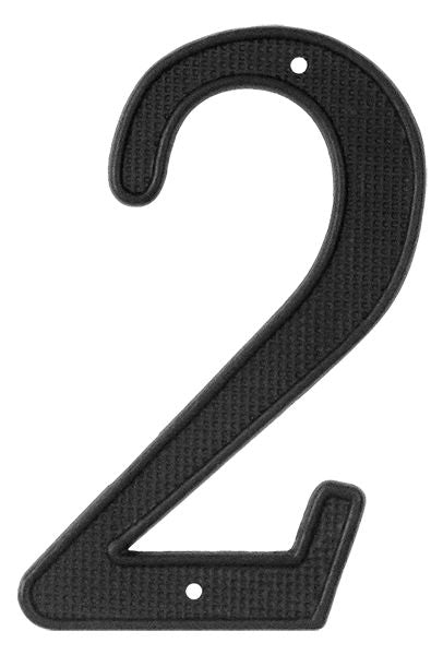 Deltana 4" Numbers; Zinc; Deltana