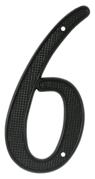 Deltana 4" Numbers; Zinc; Deltana