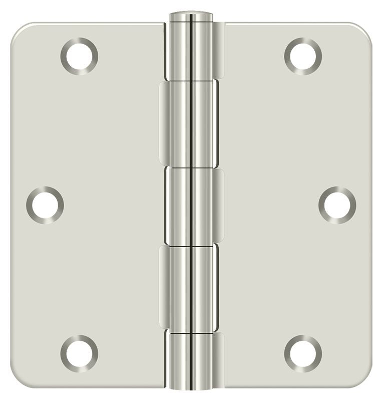 Deltana 3-1/2" x 3-1/2" x 1/4" Radius Hinge; Residential Thickness; Deltana