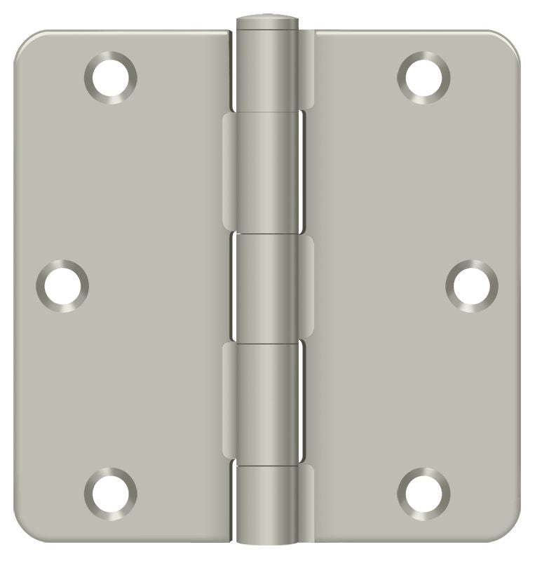 Deltana 3-1/2" x 3-1/2" x 1/4" Radius Hinge; Residential Thickness; Deltana