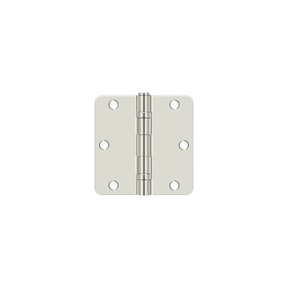 Deltana 3-1/2" x 3-1/2" x 1/4" Radius Hinge; Ball Bearing; Deltana