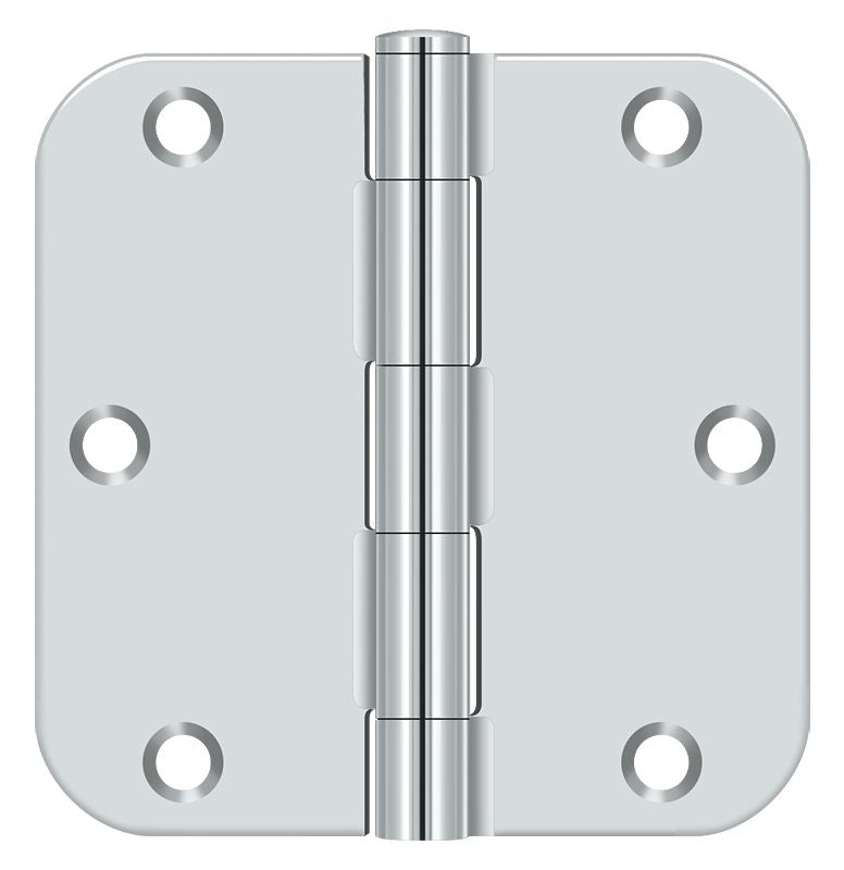 Deltana 3-1/2" x 3-1/2" x 5/8" Radius Hinge; Residential Thickness; Deltana