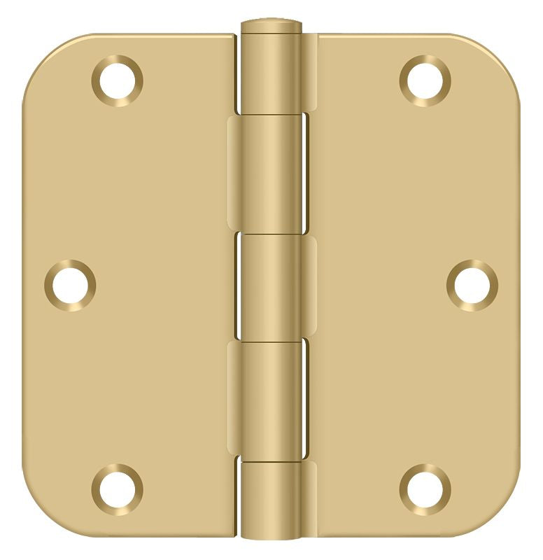Deltana 3-1/2" x 3-1/2" x 5/8" Radius Hinge; Residential Thickness; Deltana