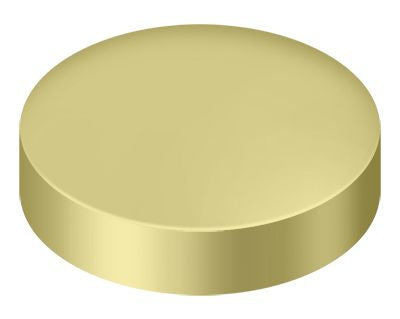 Deltana Screw Cover; Round; Flat; 1" Diameter; Deltana