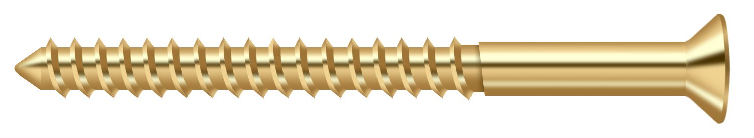 Deltana Wood Screw; SB; #10 x 2-1/2"; Deltana