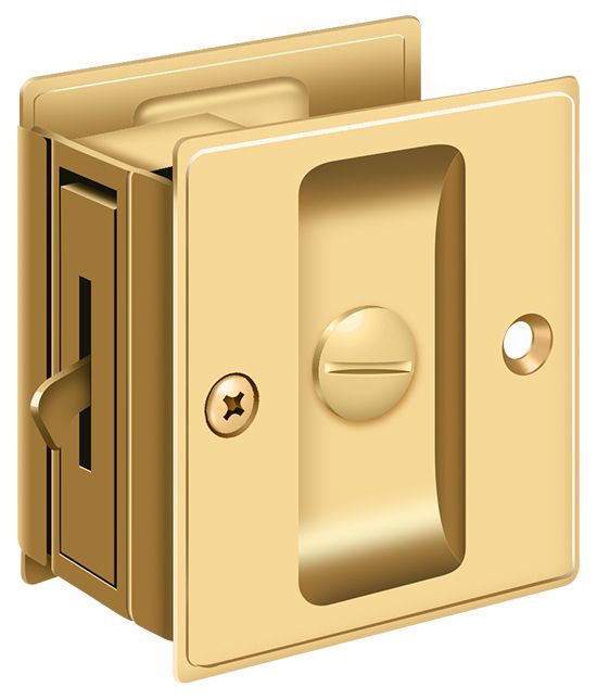 Deltana Pocket Lock; 2-1/2" x 2-3/4" Privacy; Deltana