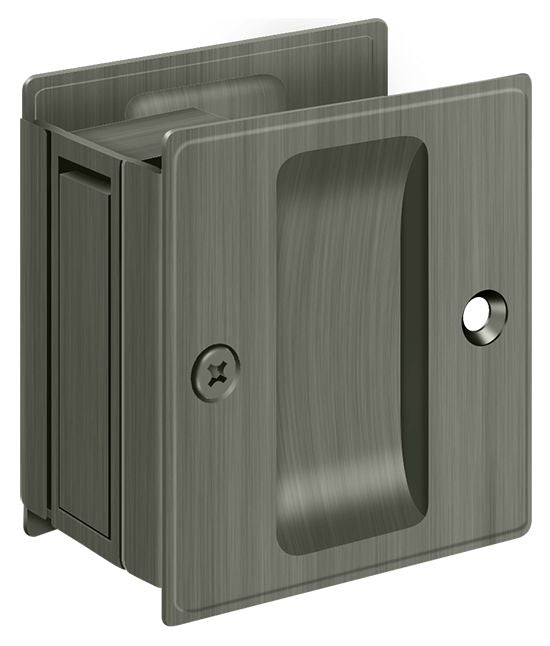 Deltana Pocket Lock; 2-1/2" x 2-3/4" Passage; Deltana