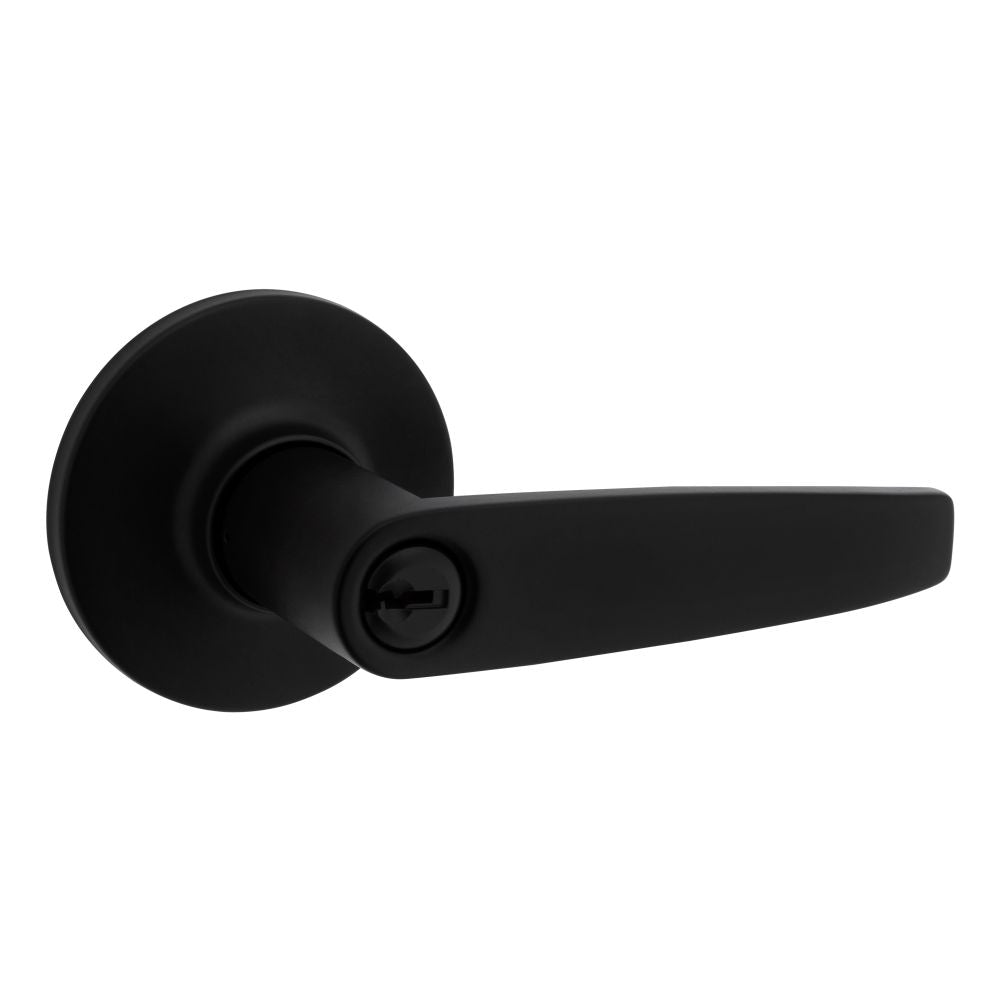 Safelock Winston Lever Round Rose Push Button Entry Lock with 4AL Latc