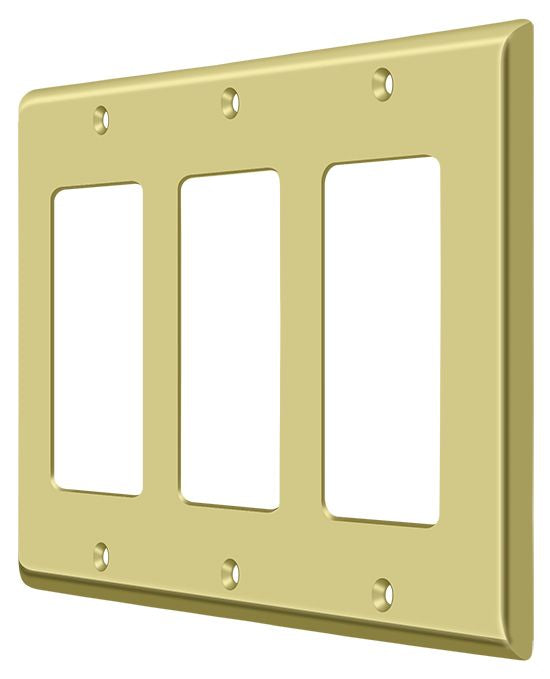 Deltana Switch Plate; Triple Rocker; Deltana
