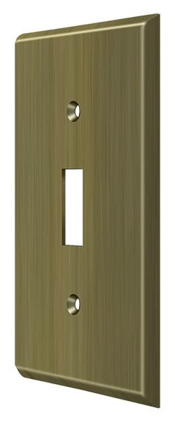 Deltana Switch Plate; Single Standard; Deltana