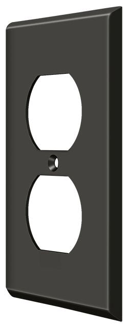 Deltana Switch Plate; Double Outlet; Deltana