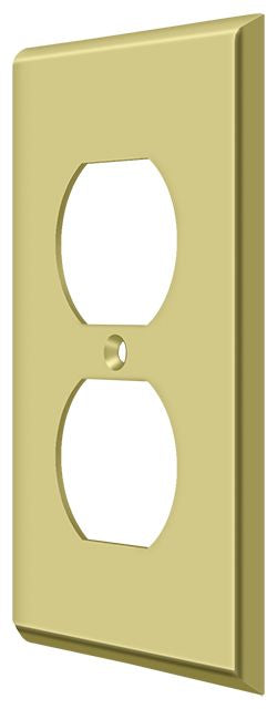Deltana Switch Plate; Double Outlet; Deltana